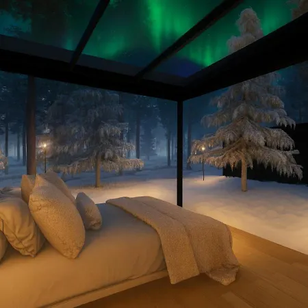 Aurora Igloo Village Yllaes Luna - Hot Tub