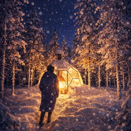 公寓 Aurora Igloo Village Yllaes Luna - Hot Tub